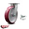Service Caster 8 Inch Kingpinless Poly on Aluminum Wheel Swivel Caster with Swivel Lock SCC SCC-KP30S820-PAR-BSL - alternate 3
